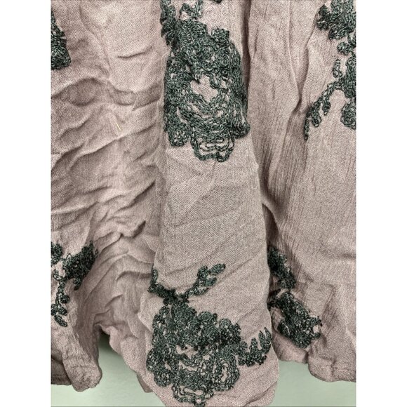 Free People Purple Gauze Dress Hippie Boho Women's Small Oversized Flowy READ - Picture 4 of 13